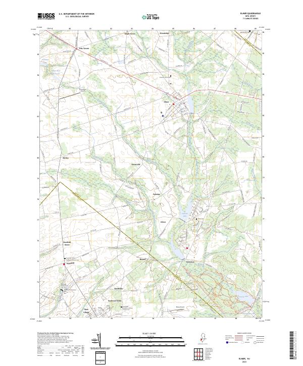 Elmer topographic map thumbnail