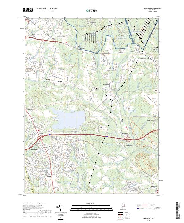 Farmingdale topographic map thumbnail
