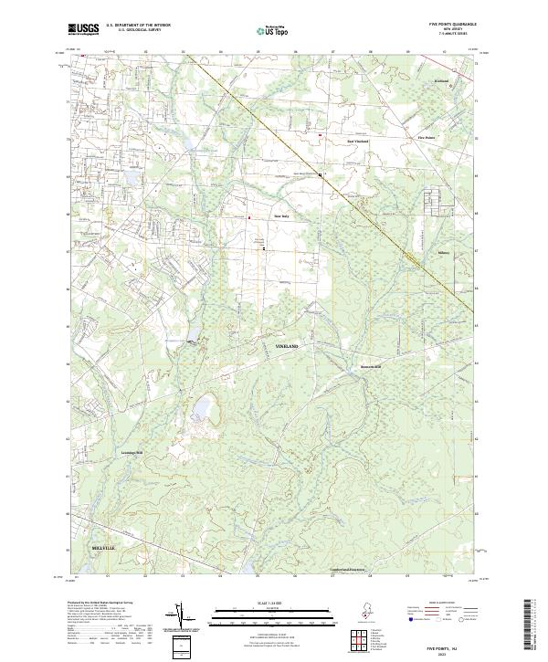 Five Points topographic map thumbnail