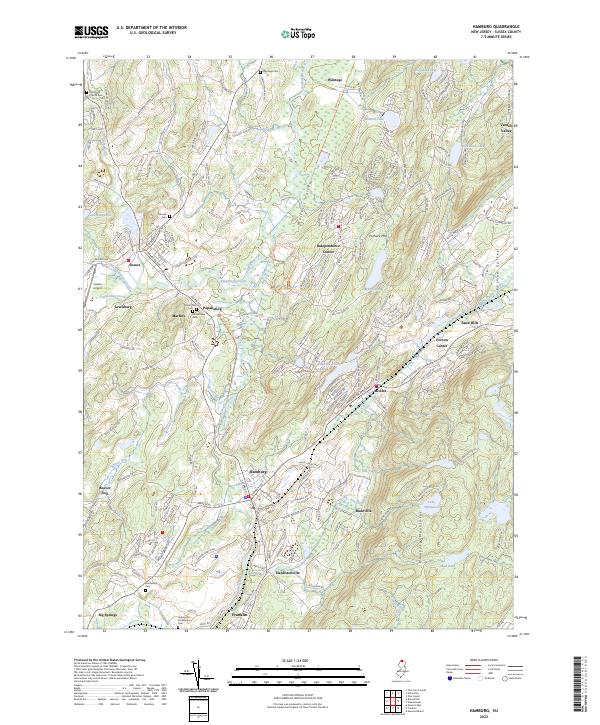 Hamburg topographic map thumbnail