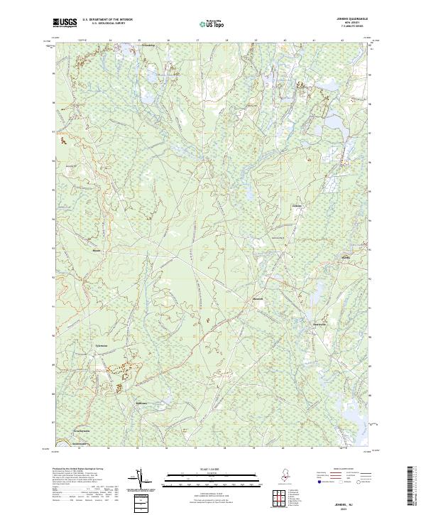 Jenkins topographic map thumbnail