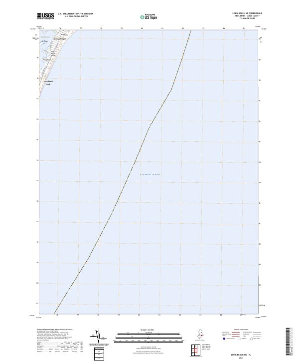 Long Beach NE topographic map thumbnail