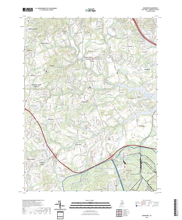 Marlboro topographic map thumbnail