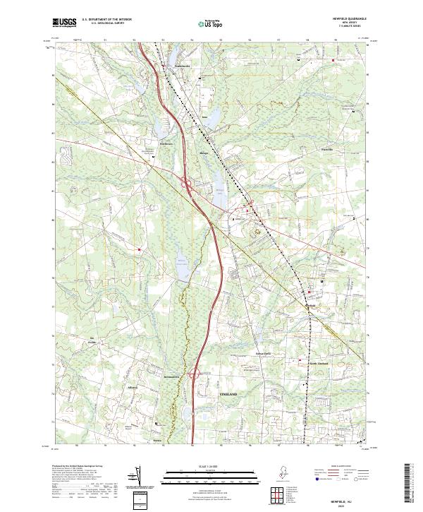 Newfield topographic map thumbnail