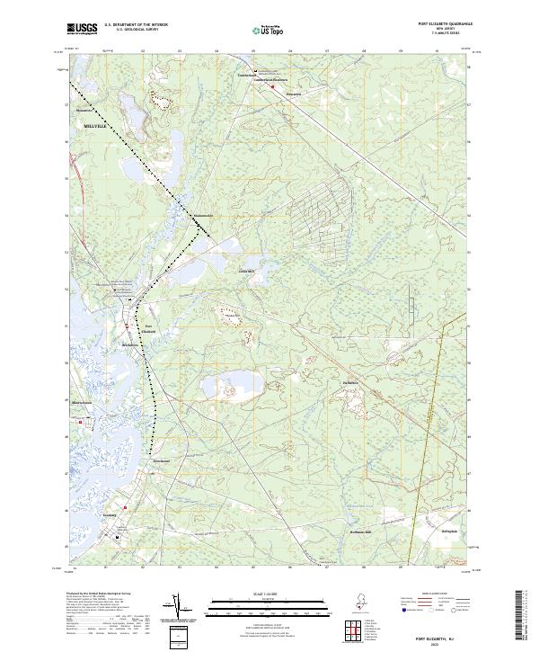 Port Elizabeth topographic map thumbnail