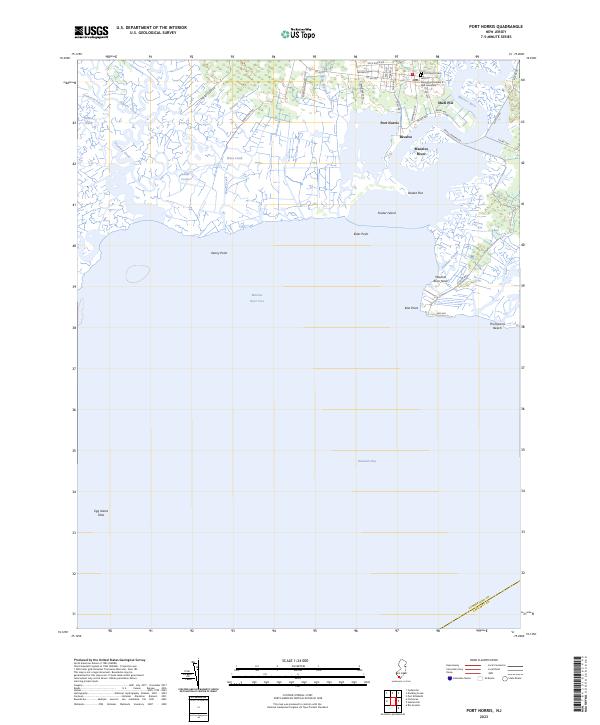 Port Norris topographic map thumbnail