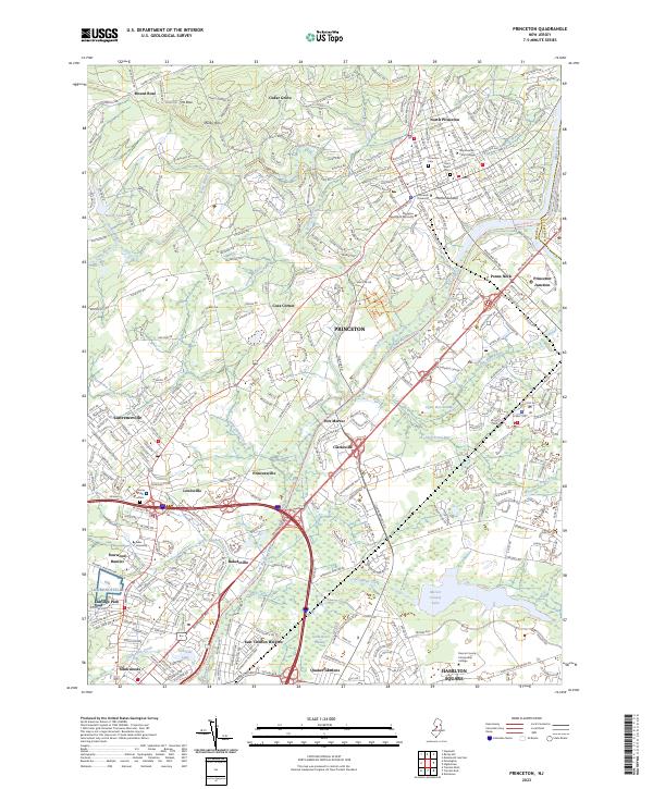 Princeton topographic map thumbnail