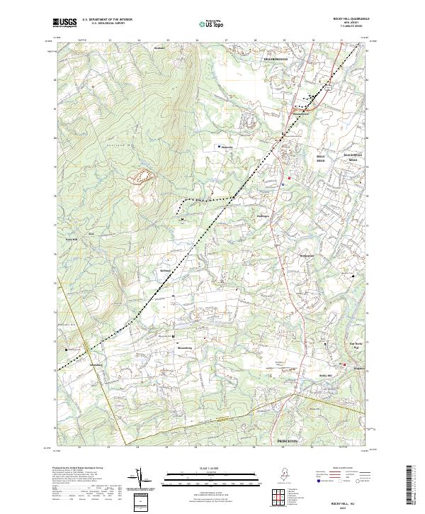 Rocky Hill topographic map thumbnail
