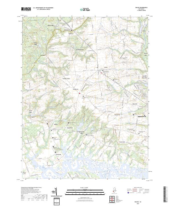 Shiloh topographic map thumbnail