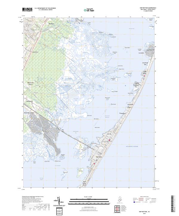 Ship Bottom topographic map thumbnail