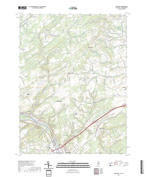 Stockton topographic map thumbnail