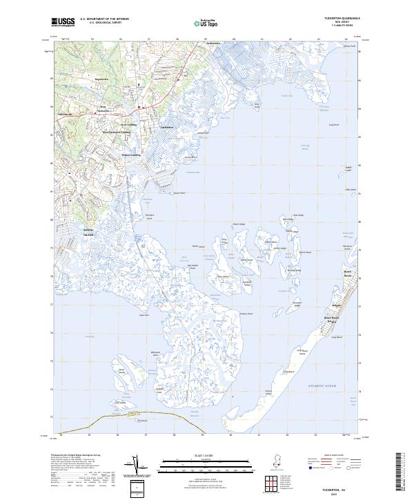 Tuckerton topographic map thumbnail