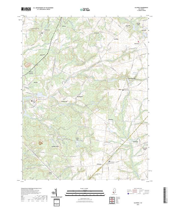 Alloway topographic map thumbnail