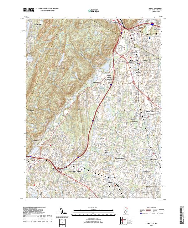 Ramsey topographic map thumbnail