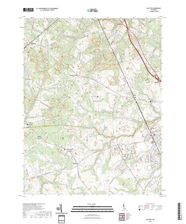 Clayton topographic map thumbnail