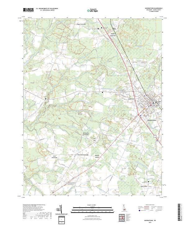 Georgetown topographic map thumbnail