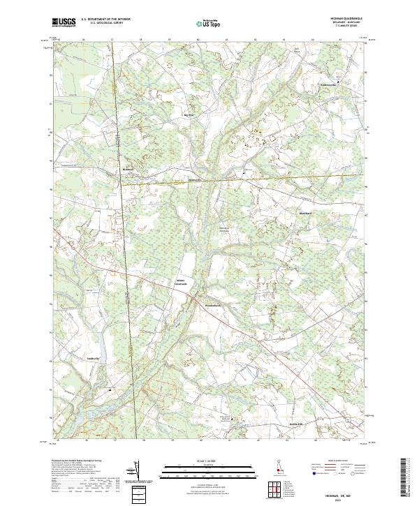 Hickman topographic map thumbnail