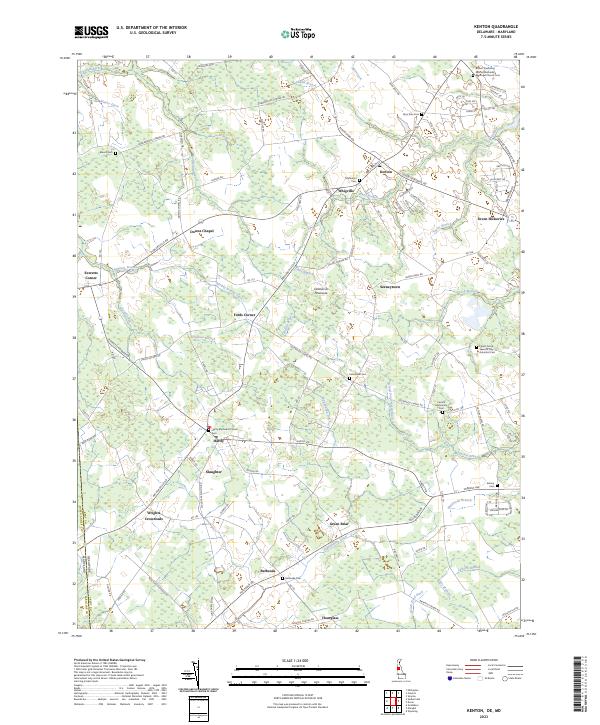Kenton topographic map thumbnail