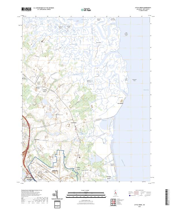 Little Creek topographic map thumbnail