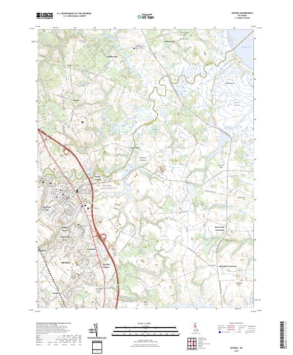 Smyrna topographic map thumbnail