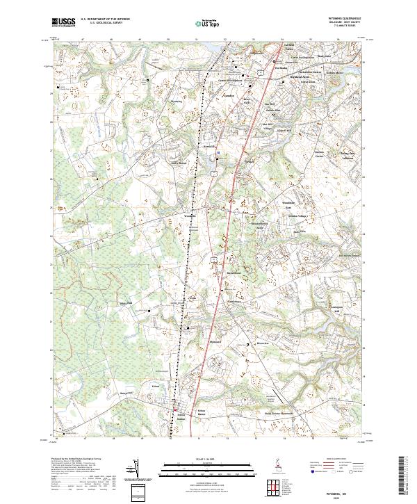 Wyoming topographic map thumbnail