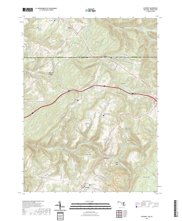 Accident topographic map thumbnail