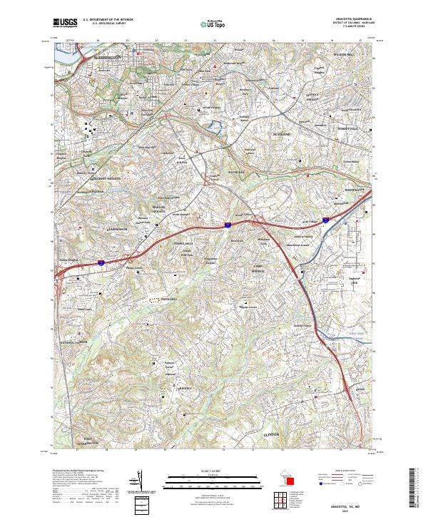 Anacostia topographic map thumbnail