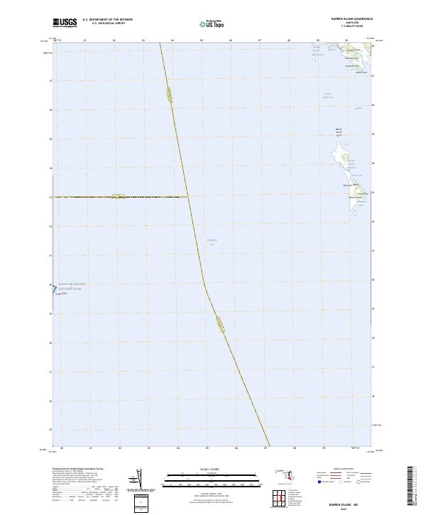 Barren Island topographic map thumbnail