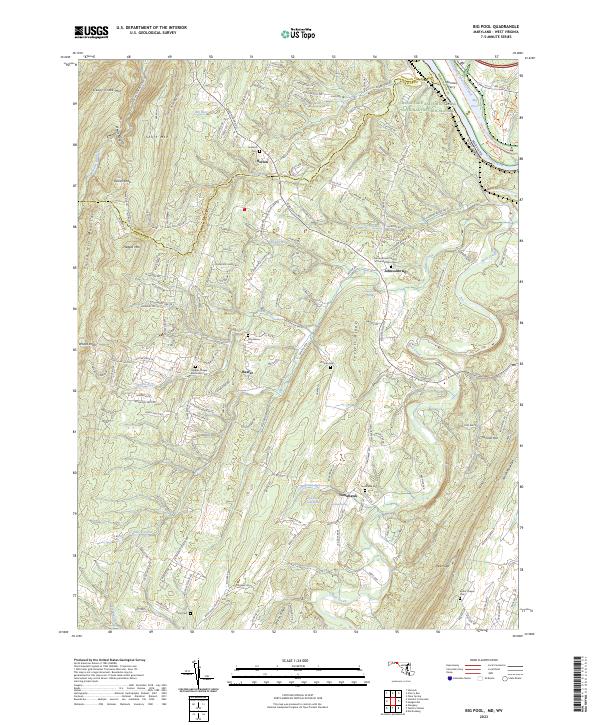 Big Pool topographic map thumbnail