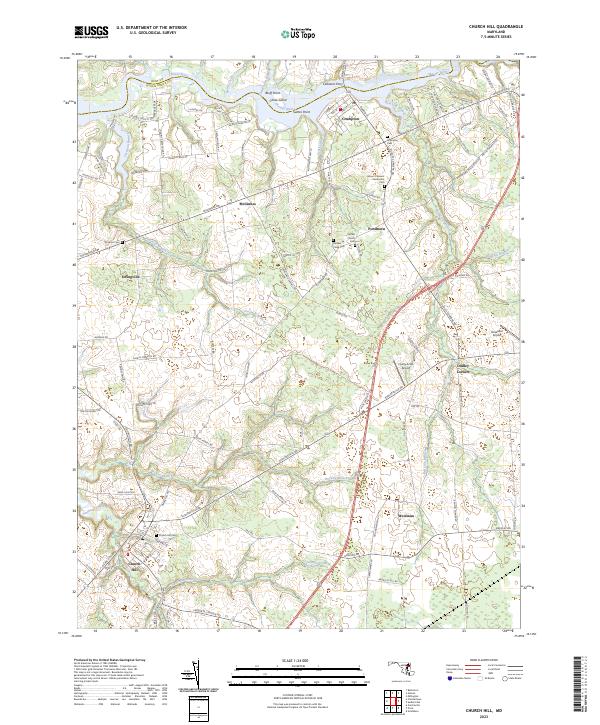 Church Hill topographic map thumbnail
