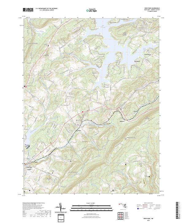 Deer Park topographic map thumbnail