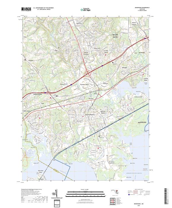 Edgewood topographic map thumbnail
