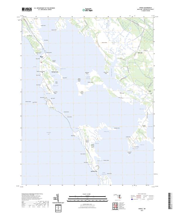 Honga topographic map thumbnail