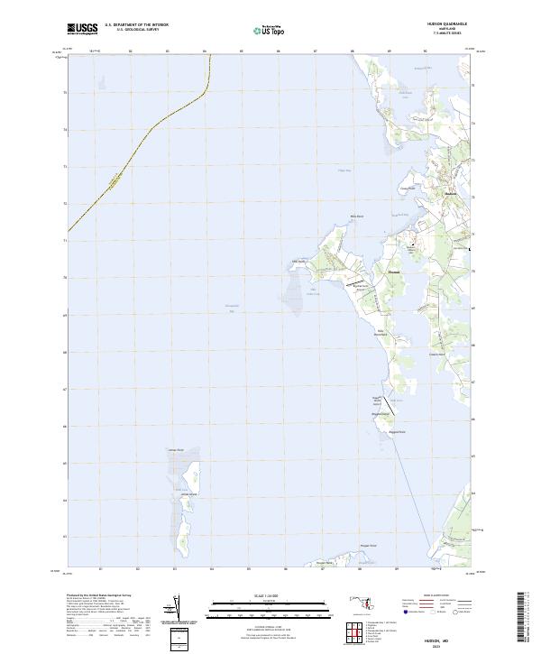 Hudson topographic map thumbnail