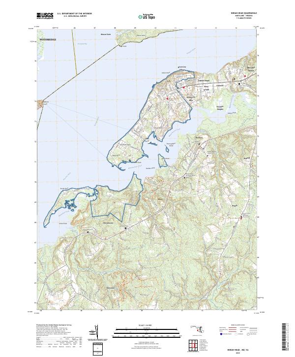 Indian Head topographic map thumbnail