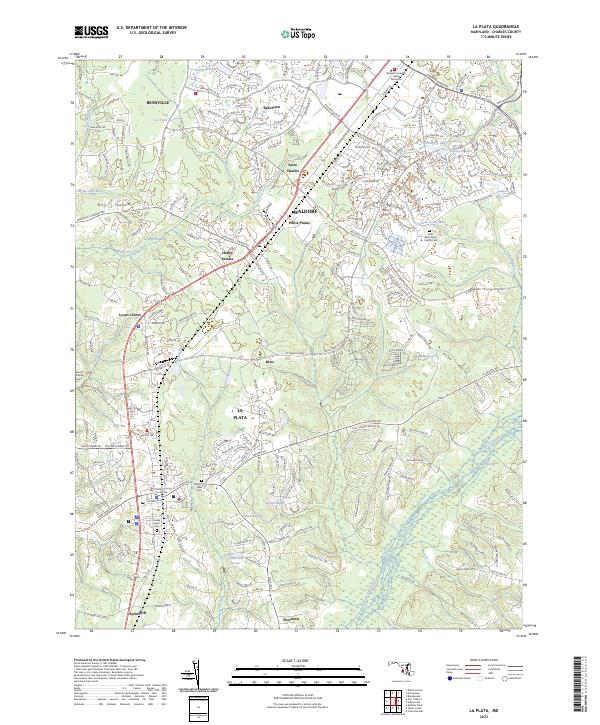 La Plata topographic map thumbnail