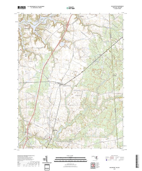 Millington topographic map thumbnail