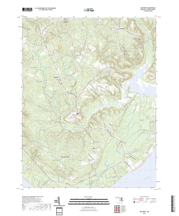 Nanjemoy topographic map thumbnail