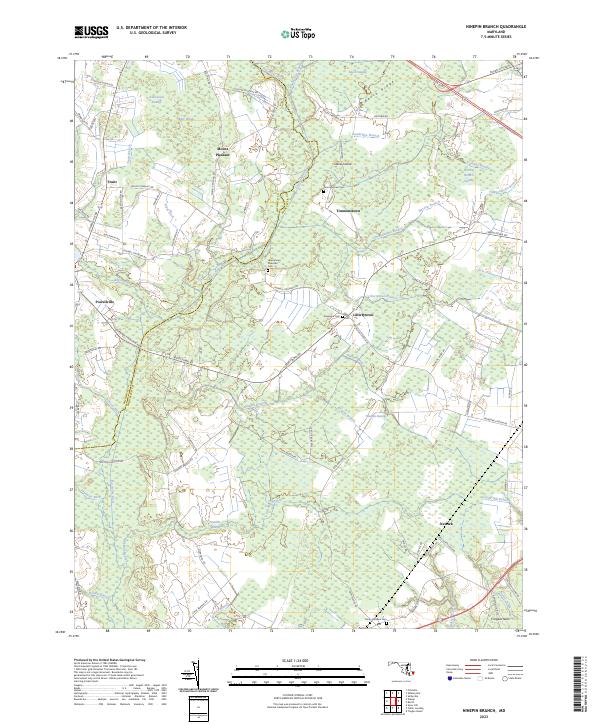 Ninepin Branch topographic map thumbnail