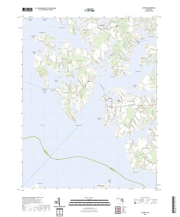 Oxford topographic map thumbnail