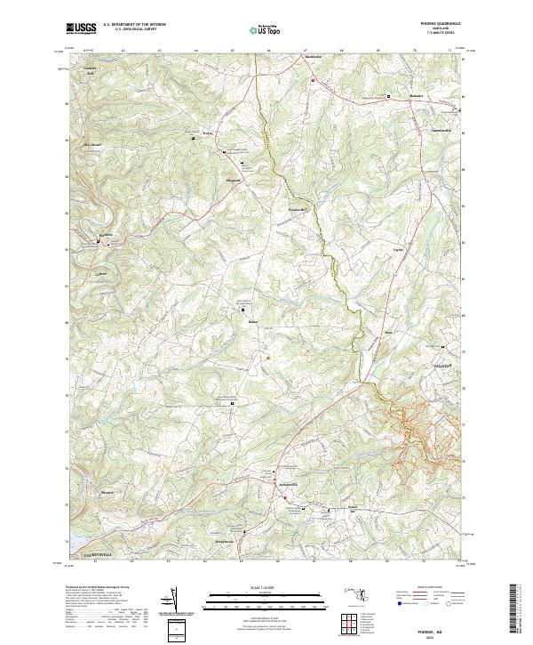 Phoenix topographic map thumbnail