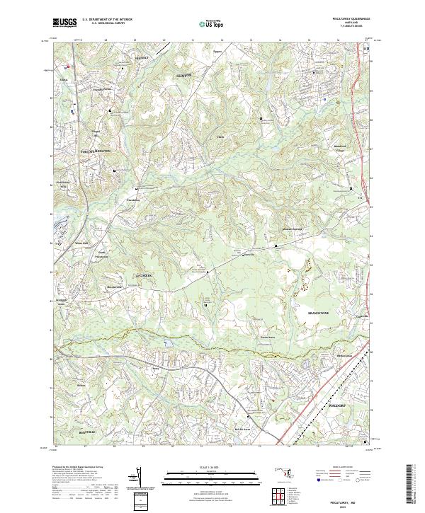 Piscataway topographic map thumbnail
