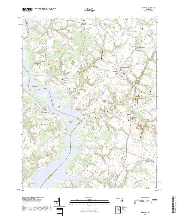 Preston topographic map thumbnail