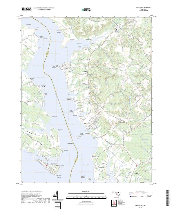 Rock Point topographic map thumbnail