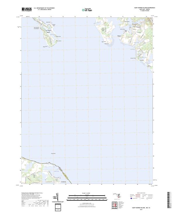 Saint George Island topographic map thumbnail