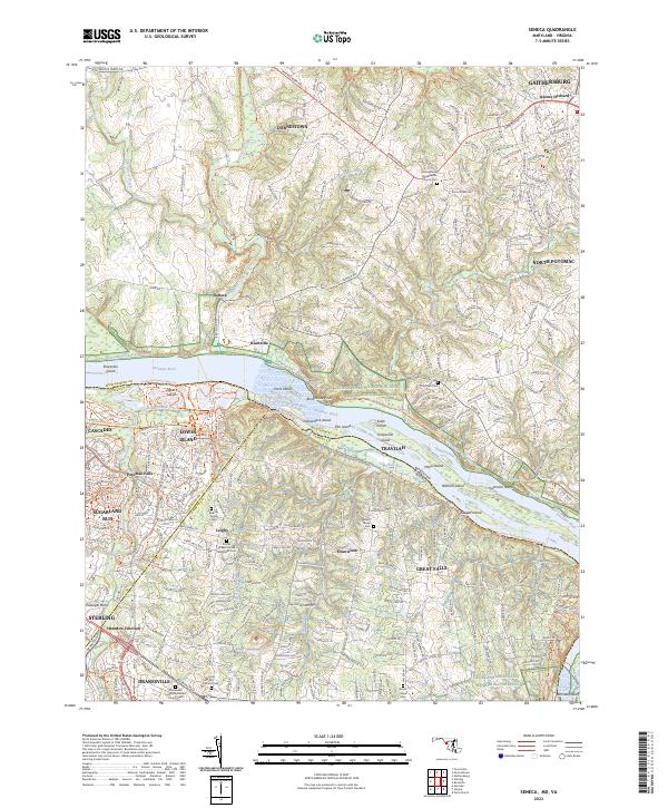 Seneca topographic map thumbnail