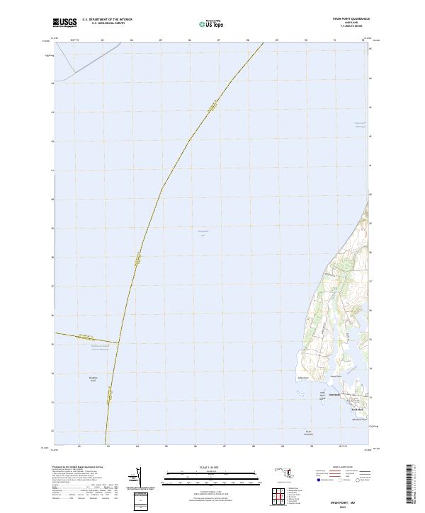 Swan Point topographic map thumbnail