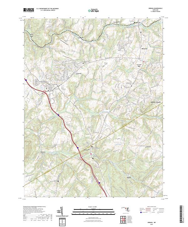 Urbana topographic map thumbnail