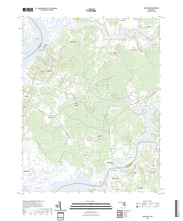 Wetipquin topographic map thumbnail