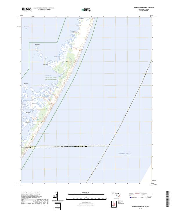 Whittington Point topographic map thumbnail